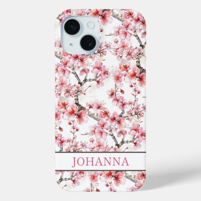 Japanese Sakura Cherry Blossoms  Case-Mate iPhone Case (Back)