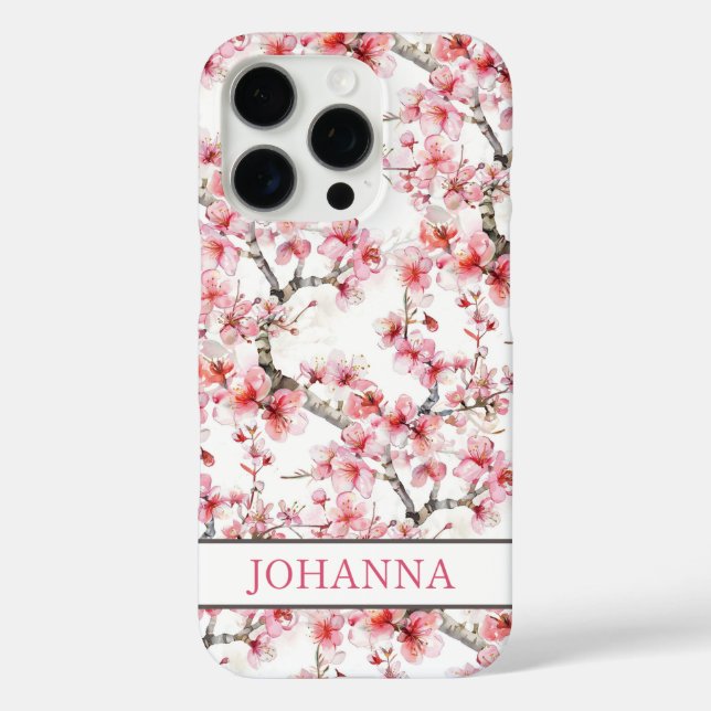 Japanese Sakura Cherry Blossoms  Case-Mate iPhone Case (Back)