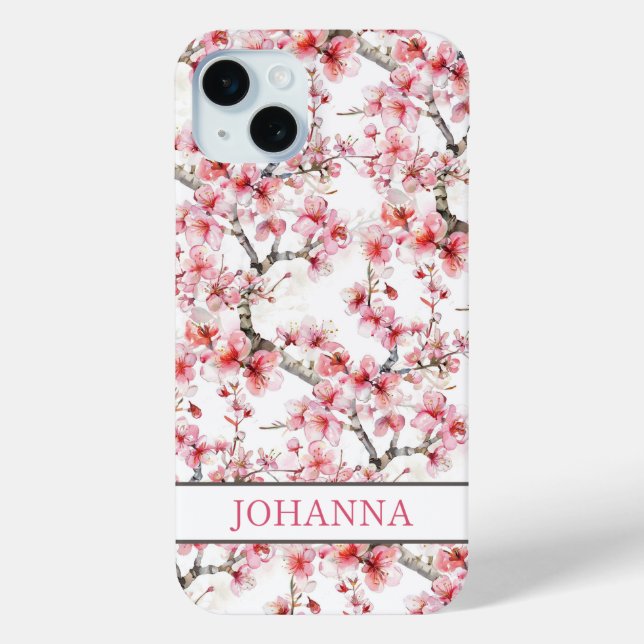 Japanese Sakura Cherry Blossoms  Case-Mate iPhone Case (Back)