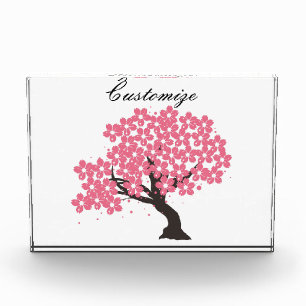 Japanese Sakura Cherry Blossoms Thunder_Cove Acrylic Award