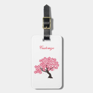 Japanese Sakura Cherry Blossoms Thunder_Cove Luggage Tag