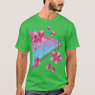 Japanese Sakura Flower Vaporwave Aesthetic Cherry T-Shirt