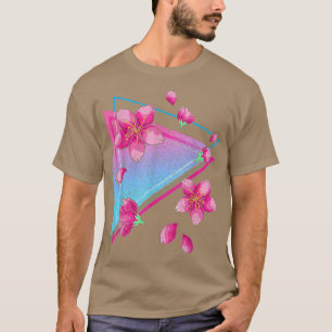 Japanese Sakura Flower Vaporwave Aesthetic Cherry T-Shirt
