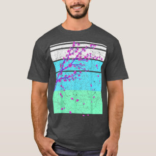 Japanese Sakura Japan 80s Art Vaporwave Cherry Blo T-Shirt