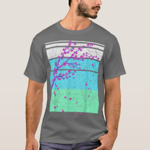 Japanese Sakura Japan 80s Art Vaporwave Cherry Blo T-Shirt