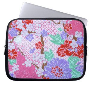 Japanese Sakura Pattern Laptop Sleeve