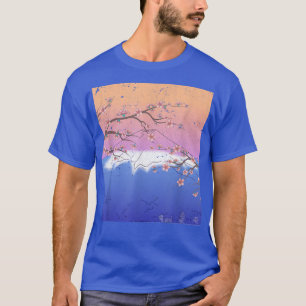 Japanese Sakura Pink Flower Japan Floral Cherry Bl T-Shirt