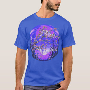 Japanese Sakura Pink Flower Japan Mountains Cherry T-Shirt