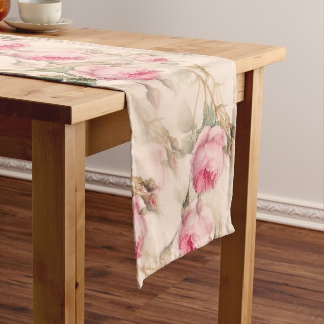 Japanese,Sakura tree,cherry blossom,floral art   Short Table Runner (In Situ)