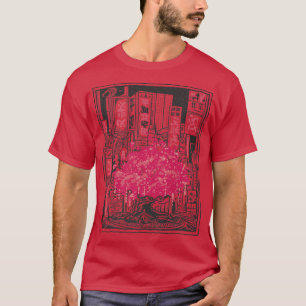 Japanese Sakura Tree City T-Shirt