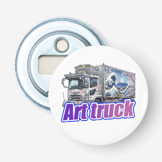 Japanese Sakura Wave Art Truck "DEKOTORA" Bottle Opener