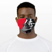 Japanese samurai boy Cloth Face Mask (Worn)