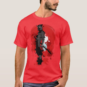 Japanese Samurai Bushido Miyamoto Musashi Naginata T-Shirt