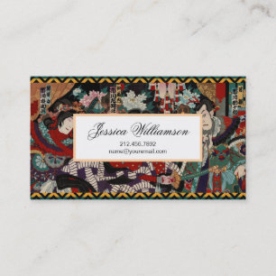 Japanese Samurai Business Card