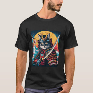 Japanese Samurai Cat Ninja Cat  1 T-Shirt