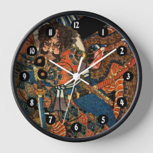 JAPANESE SAMURAI CLOCK