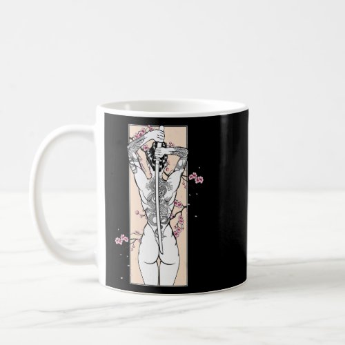 Japanese Samurai Culture Scenery Vintage Sakura Ch Coffee Mug
