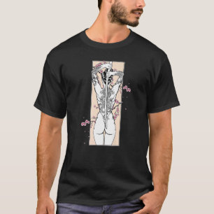 Japanese Samurai Culture Scenery Vintage Sakura Ch T-Shirt