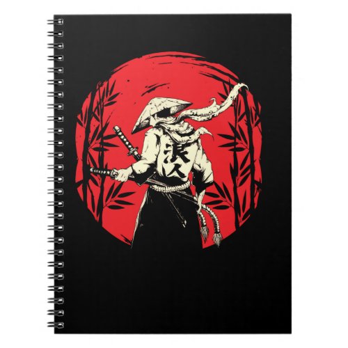 Japanese Samurai Fighter Warrior Japan Swordsmen Notebook