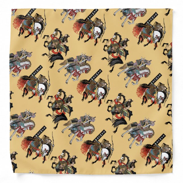 Japanese samurai horseman bandana (Front)