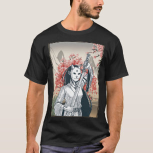 Japanese Samurai - Japanese Cherry Blossom Sakura T-Shirt