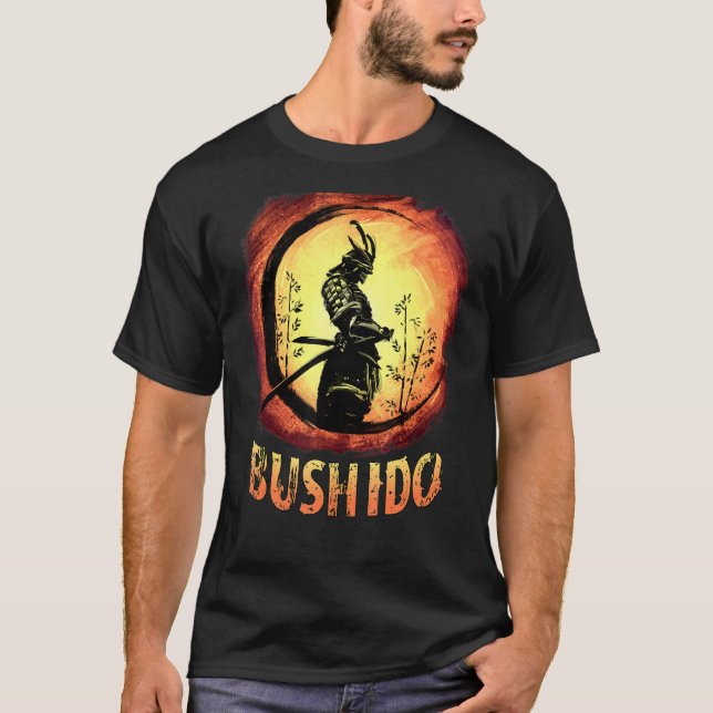 Japanese Samurai Katana Ancient Oni Ronin Asian Wa T-Shirt (Front)