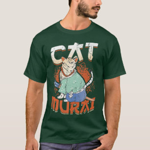 Japanese Samurai Ninja Cat Samurai Premium T-shirt
