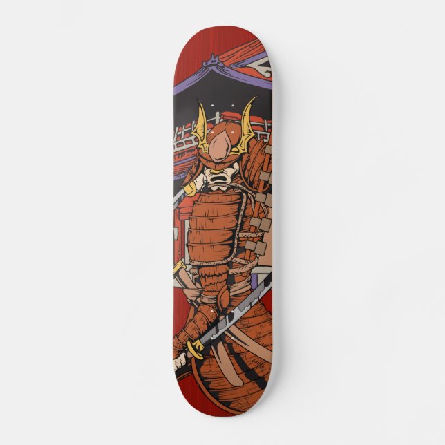 Japanese Samurai  Skateboard Deck (Front)