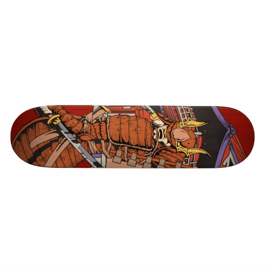 Japanese Samurai Skateboard Deck