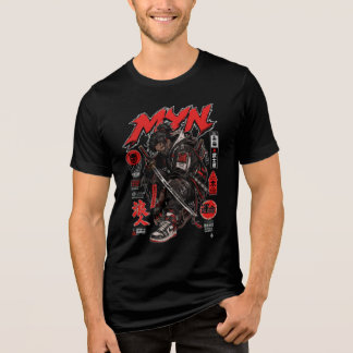 Japanese Samurai Streetwear T-Shirt Tri-Blend Shirt