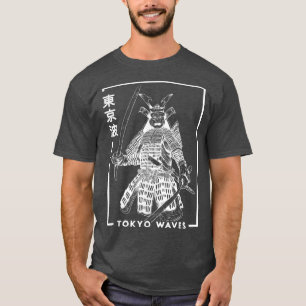 Japanese Samurai Warrior Drawn Minimalistic Japan T-Shirt