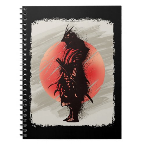 Japanese Samurai Warrior Japan Martial Arts Notebook