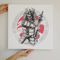 Japanese Samurai Warrior Poster