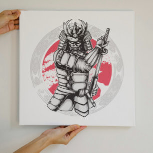 Japanese Samurai Warrior Poster