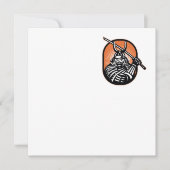 Japanese Samurai Warrior Sword Retro (Front)