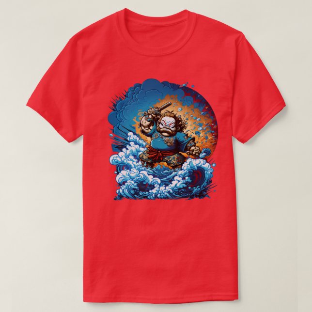 Japanese Samurai Warrior T-Shirt (Design Front)