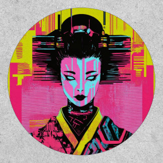 Japanese samurai women patch