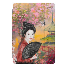 Japanese Scene With A Woman iPad Pro Cover