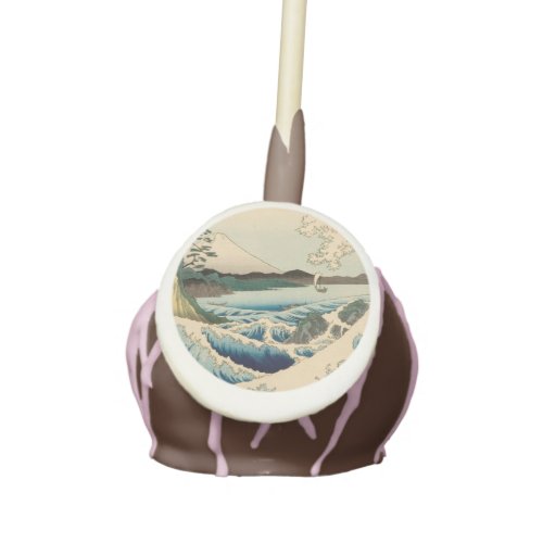 Japanese Sea of Satta Hiroshige Art  Cake Pops