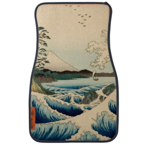 Japanese Sea of Satta Hiroshige Art  Car Floor Mat