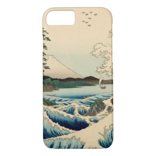 Japanese Sea of Satta Hiroshige Art  iPhone 87 Case