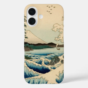 Japanese Sea of Satta Hiroshige Art  iPhone 16 Case