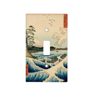 Japanese Sea of Satta Hiroshige Art Light Switch Cover