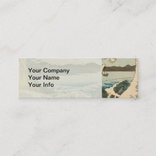Japanese Sea of Satta Hiroshige Art Mini Business Card