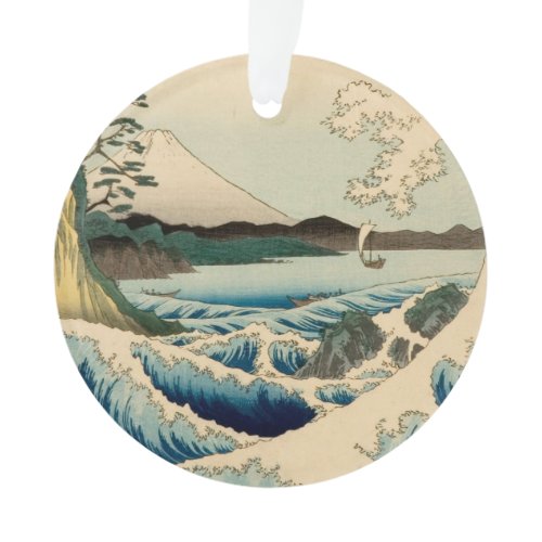 Japanese Sea of Satta Hiroshige Art  Ornament