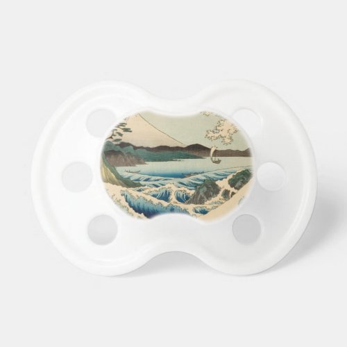 Japanese Sea of Satta Hiroshige Art  Pacifier