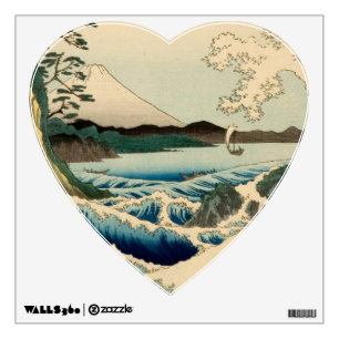 Japanese Sea of Satta Hiroshige Art  Wall Decal