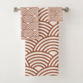 Stroke Taupe Hand Towel