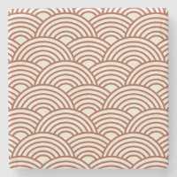 Japanese Seigaiha Wave Rust Terracotta