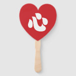 Japanese Shin Kanji Kokoro Heart 心 Hand Fan